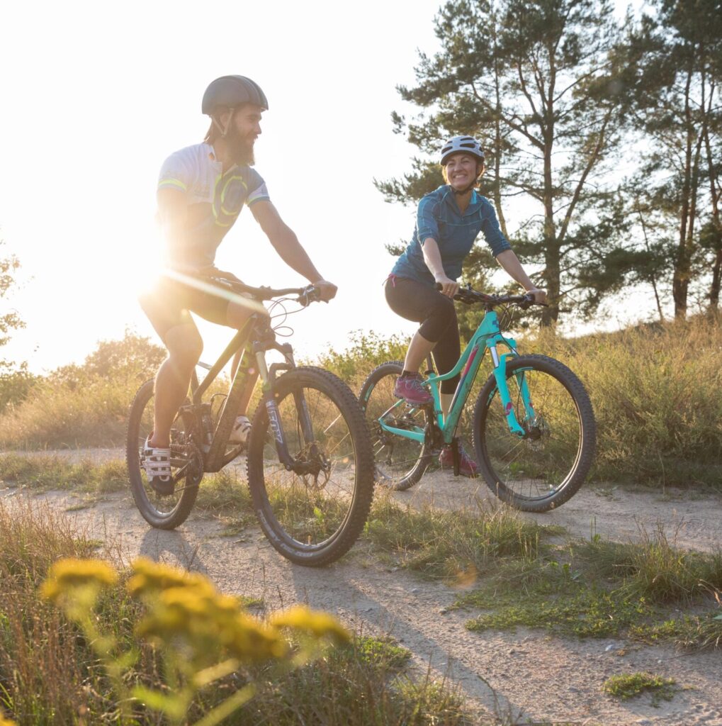 Mountainbike fahren in Mecklenburgischer Schweiz